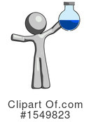 Gray Design Mascot Clipart #1549823 by Leo Blanchette