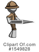 Gray Design Mascot Clipart #1549828 by Leo Blanchette