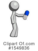 Gray Design Mascot Clipart #1549836 by Leo Blanchette