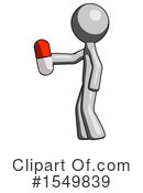 Gray Design Mascot Clipart #1549839 by Leo Blanchette