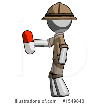 Royalty-Free (RF) Gray Design Mascot Clipart Illustration by Leo Blanchette - Stock Sample #1549840