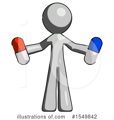 Royalty-Free (RF) Gray Design Mascot Clipart Illustration by Leo Blanchette - Stock Sample #1549842