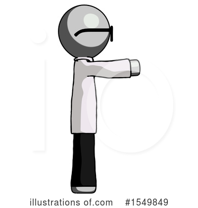 Royalty-Free (RF) Gray Design Mascot Clipart Illustration by Leo Blanchette - Stock Sample #1549849
