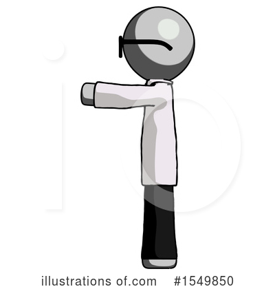 Royalty-Free (RF) Gray Design Mascot Clipart Illustration by Leo Blanchette - Stock Sample #1549850