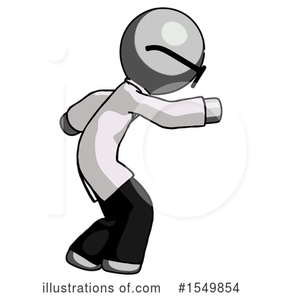 Royalty-Free (RF) Gray Design Mascot Clipart Illustration by Leo Blanchette - Stock Sample #1549854