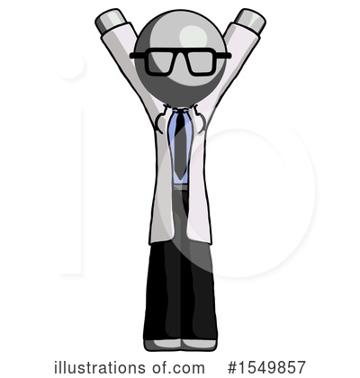 Royalty-Free (RF) Gray Design Mascot Clipart Illustration by Leo Blanchette - Stock Sample #1549857