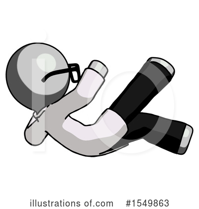 Royalty-Free (RF) Gray Design Mascot Clipart Illustration by Leo Blanchette - Stock Sample #1549863