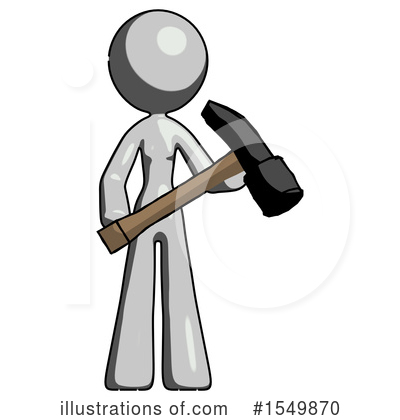 Royalty-Free (RF) Gray Design Mascot Clipart Illustration by Leo Blanchette - Stock Sample #1549870