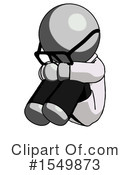 Gray Design Mascot Clipart #1549873 by Leo Blanchette