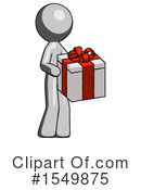 Gray Design Mascot Clipart #1549875 by Leo Blanchette