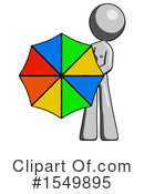 Gray Design Mascot Clipart #1549895 by Leo Blanchette