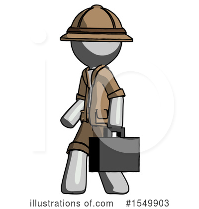 Royalty-Free (RF) Gray Design Mascot Clipart Illustration by Leo Blanchette - Stock Sample #1549903