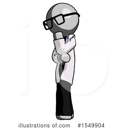 Royalty-Free (RF) Gray Design Mascot Clipart Illustration by Leo Blanchette - Stock Sample #1549904