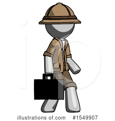 Royalty-Free (RF) Gray Design Mascot Clipart Illustration by Leo Blanchette - Stock Sample #1549907