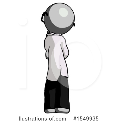 Royalty-Free (RF) Gray Design Mascot Clipart Illustration by Leo Blanchette - Stock Sample #1549935