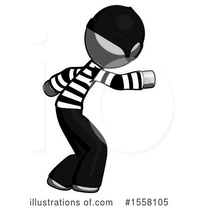 Royalty-Free (RF) Gray Design Mascot Clipart Illustration by Leo Blanchette - Stock Sample #1558105