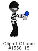 Gray Design Mascot Clipart #1558115 by Leo Blanchette