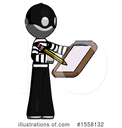 Royalty-Free (RF) Gray Design Mascot Clipart Illustration by Leo Blanchette - Stock Sample #1558132