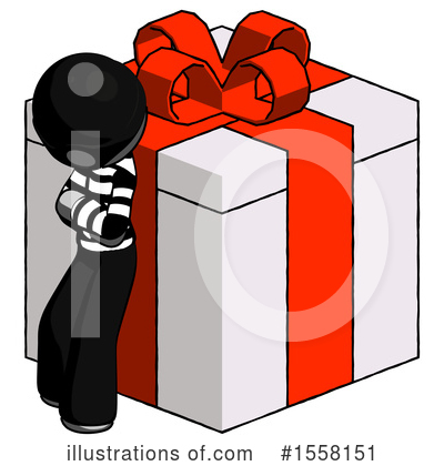 Royalty-Free (RF) Gray Design Mascot Clipart Illustration by Leo Blanchette - Stock Sample #1558151