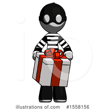 Royalty-Free (RF) Gray Design Mascot Clipart Illustration by Leo Blanchette - Stock Sample #1558156