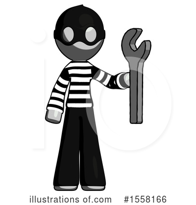 Royalty-Free (RF) Gray Design Mascot Clipart Illustration by Leo Blanchette - Stock Sample #1558166