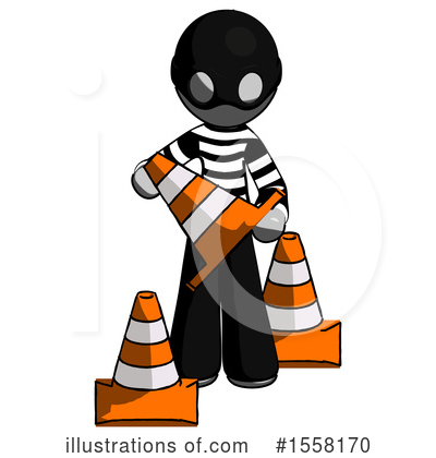 Royalty-Free (RF) Gray Design Mascot Clipart Illustration by Leo Blanchette - Stock Sample #1558170