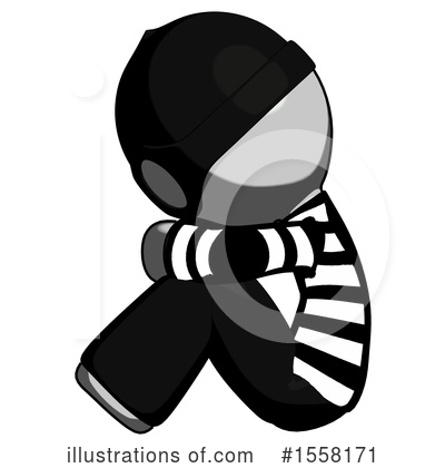 Royalty-Free (RF) Gray Design Mascot Clipart Illustration by Leo Blanchette - Stock Sample #1558171