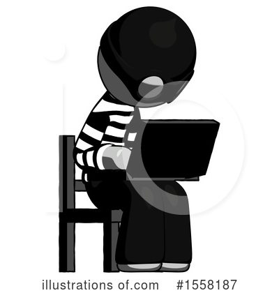 Royalty-Free (RF) Gray Design Mascot Clipart Illustration by Leo Blanchette - Stock Sample #1558187
