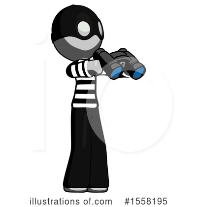 Royalty-Free (RF) Gray Design Mascot Clipart Illustration by Leo Blanchette - Stock Sample #1558195