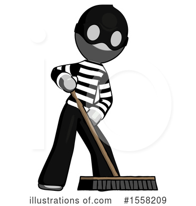 Royalty-Free (RF) Gray Design Mascot Clipart Illustration by Leo Blanchette - Stock Sample #1558209