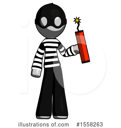 Royalty-Free (RF) Gray Design Mascot Clipart Illustration by Leo Blanchette - Stock Sample #1558263