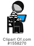 Gray Design Mascot Clipart #1558270 by Leo Blanchette