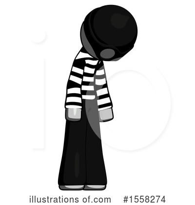 Royalty-Free (RF) Gray Design Mascot Clipart Illustration by Leo Blanchette - Stock Sample #1558274