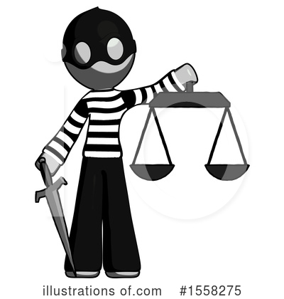 Royalty-Free (RF) Gray Design Mascot Clipart Illustration by Leo Blanchette - Stock Sample #1558275