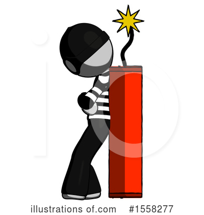 Royalty-Free (RF) Gray Design Mascot Clipart Illustration by Leo Blanchette - Stock Sample #1558277