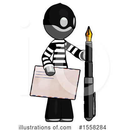Royalty-Free (RF) Gray Design Mascot Clipart Illustration by Leo Blanchette - Stock Sample #1558284