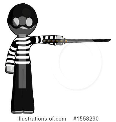 Royalty-Free (RF) Gray Design Mascot Clipart Illustration by Leo Blanchette - Stock Sample #1558290