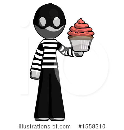 Royalty-Free (RF) Gray Design Mascot Clipart Illustration by Leo Blanchette - Stock Sample #1558310