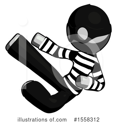 Royalty-Free (RF) Gray Design Mascot Clipart Illustration by Leo Blanchette - Stock Sample #1558312