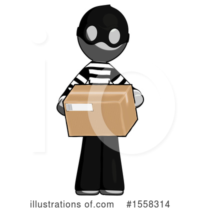 Royalty-Free (RF) Gray Design Mascot Clipart Illustration by Leo Blanchette - Stock Sample #1558314