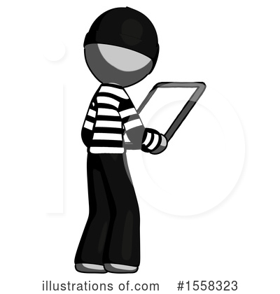 Royalty-Free (RF) Gray Design Mascot Clipart Illustration by Leo Blanchette - Stock Sample #1558323