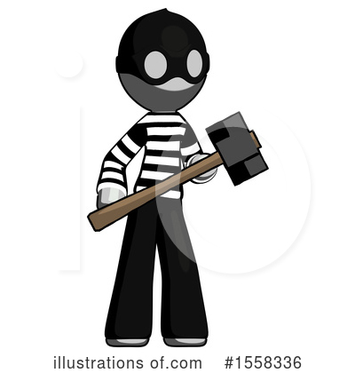 Royalty-Free (RF) Gray Design Mascot Clipart Illustration by Leo Blanchette - Stock Sample #1558336