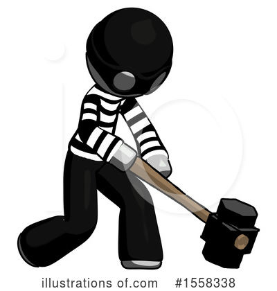 Royalty-Free (RF) Gray Design Mascot Clipart Illustration by Leo Blanchette - Stock Sample #1558338