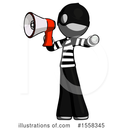 Royalty-Free (RF) Gray Design Mascot Clipart Illustration by Leo Blanchette - Stock Sample #1558345