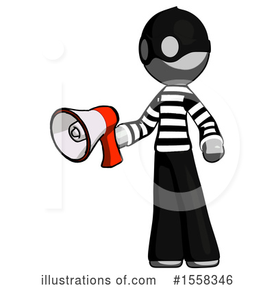 Royalty-Free (RF) Gray Design Mascot Clipart Illustration by Leo Blanchette - Stock Sample #1558346