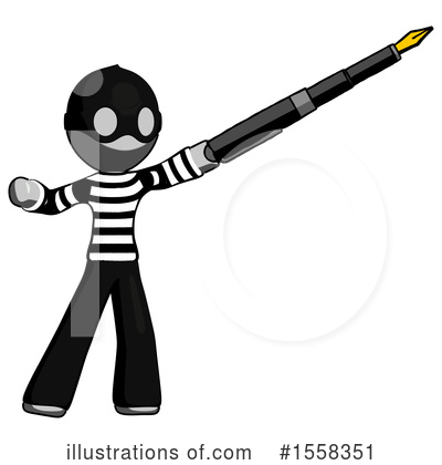 Royalty-Free (RF) Gray Design Mascot Clipart Illustration by Leo Blanchette - Stock Sample #1558351