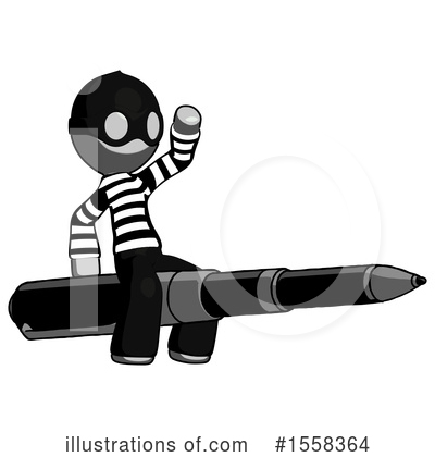 Royalty-Free (RF) Gray Design Mascot Clipart Illustration by Leo Blanchette - Stock Sample #1558364