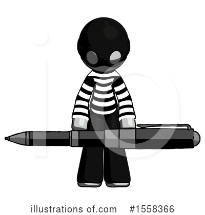 Royalty-Free (RF) Gray Design Mascot Clipart Illustration by Leo Blanchette - Stock Sample #1558366