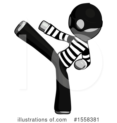 Royalty-Free (RF) Gray Design Mascot Clipart Illustration by Leo Blanchette - Stock Sample #1558381