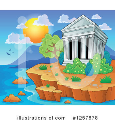 Royalty-Free (RF) Greece Clipart Illustration by visekart - Stock Sample #1257878